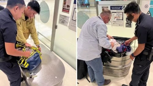 Сингапурын нисэх буудал дахь электрон тамхины шалгалт